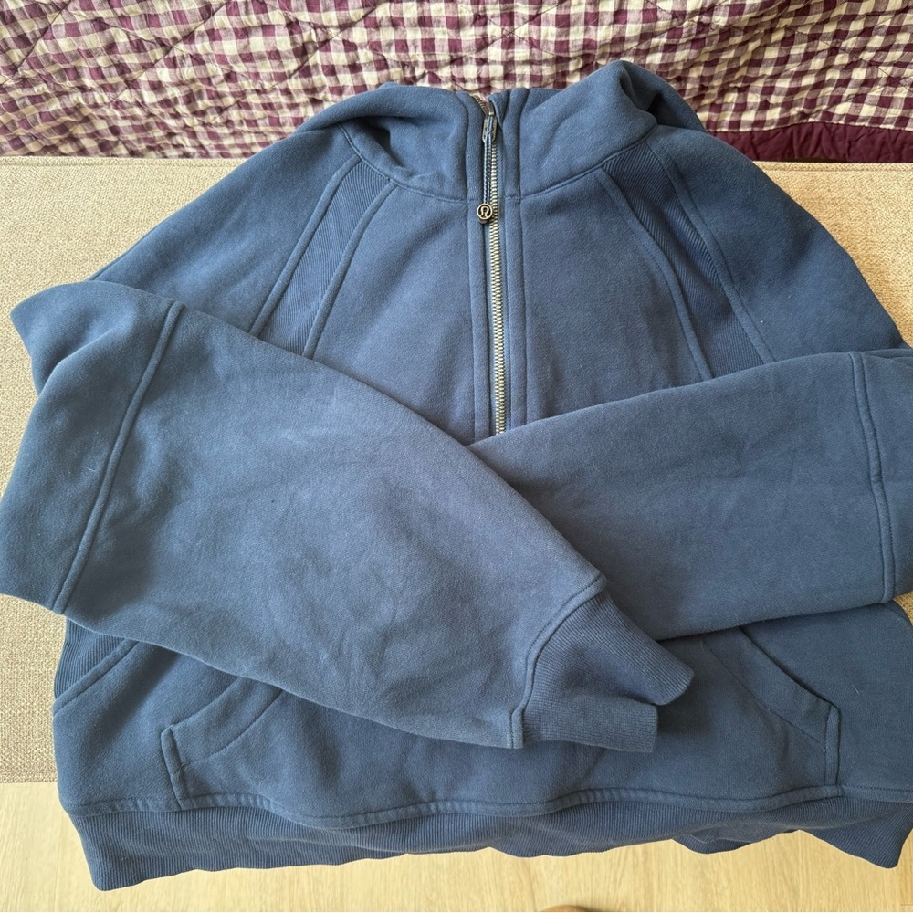 lululemon athletica scuba half zip hoodie